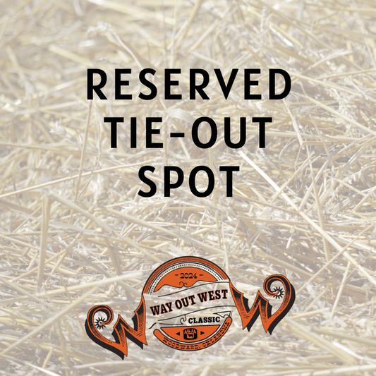 Reserved Tie-Out Spot **Order by June 10**